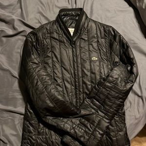 Lacoste Womens Black jacket w/pockets